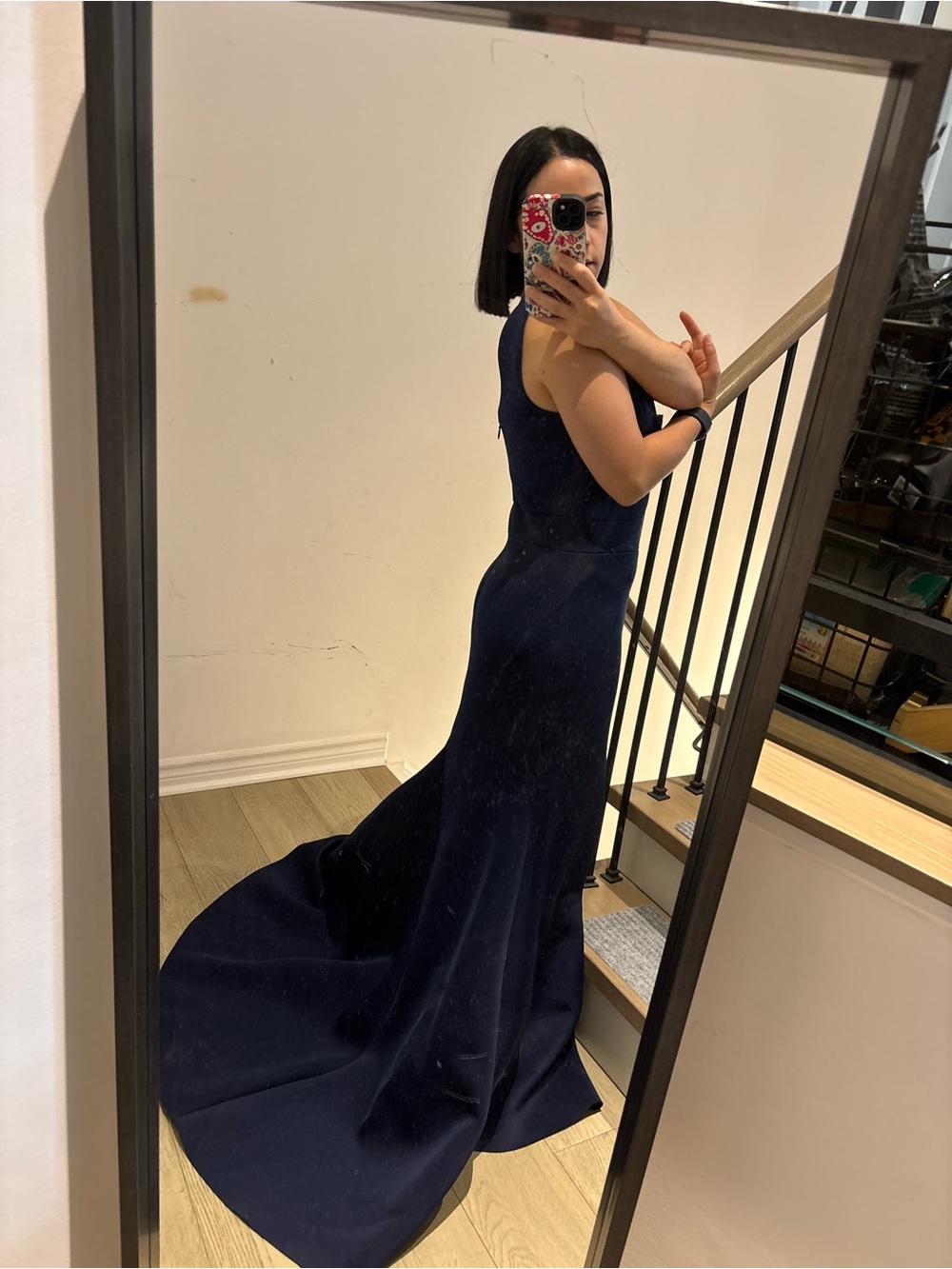 NEW- Marciano Navy Formal Maxi Dress- Size M
